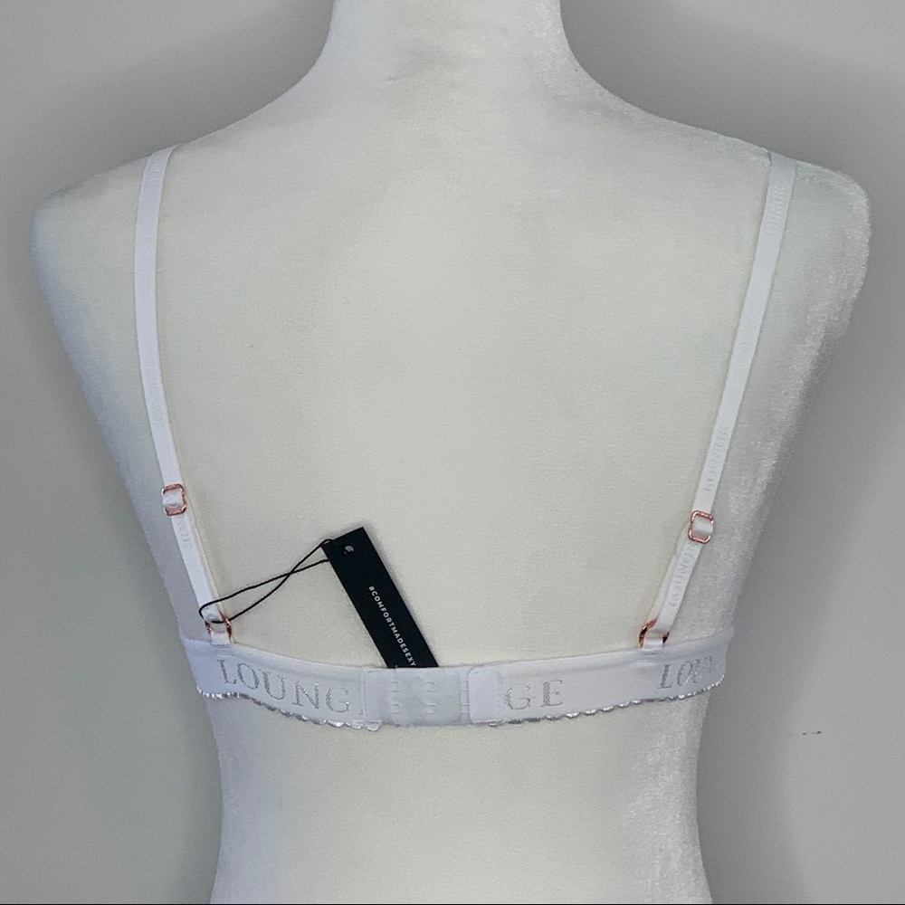 NEW! Gold & White lace bra - Picture 2 of 2